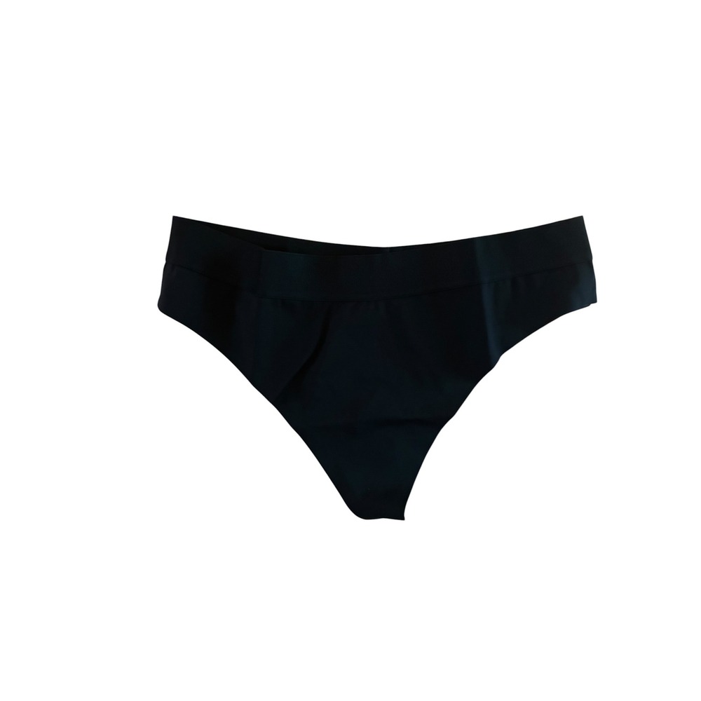 Phoenix Malibu Thong Black 2-in-1 Swim Gym Lounge Moisture Wicking Size 2XL NWT